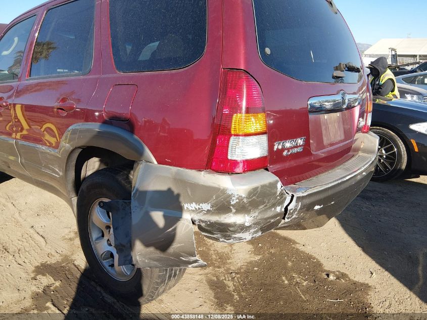 2003 Mazda Tribute Lx V6 VIN: 4F2YZ04173KM06281 Lot: 43858148