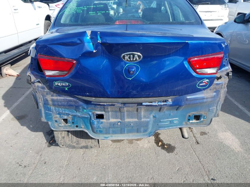 2018 Kia Rio S VIN: 3KPA24AB5JE080913 Lot: 43858154