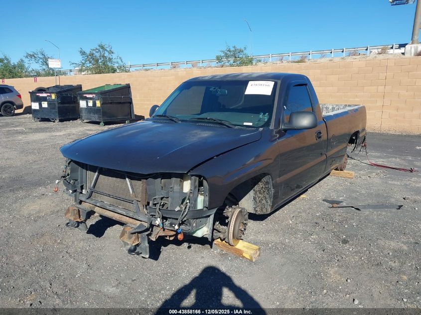 2005 GMC Sierra 1500 Work Truck VIN: 1GTEC14X45Z130540 Lot: 43858166