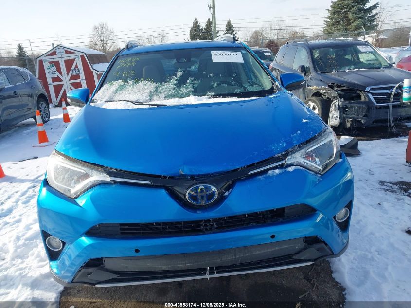 2018 Toyota Rav4 Hybrid Xle VIN: JTMRJREV6JD234036 Lot: 43858174