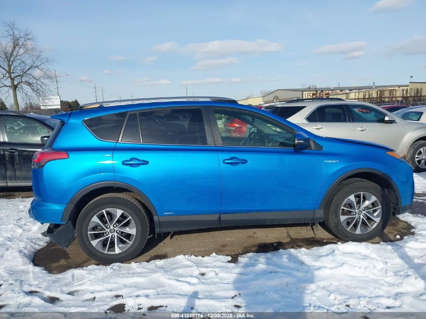 2018 Toyota Rav4 Hybrid Xle VIN: JTMRJREV6JD234036 Lot: 43858174
