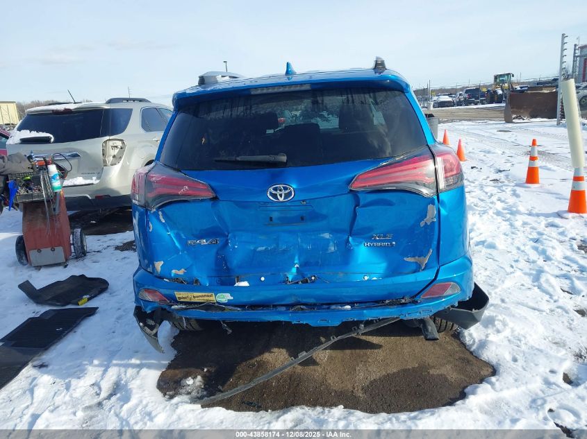 2018 Toyota Rav4 Hybrid Xle VIN: JTMRJREV6JD234036 Lot: 43858174