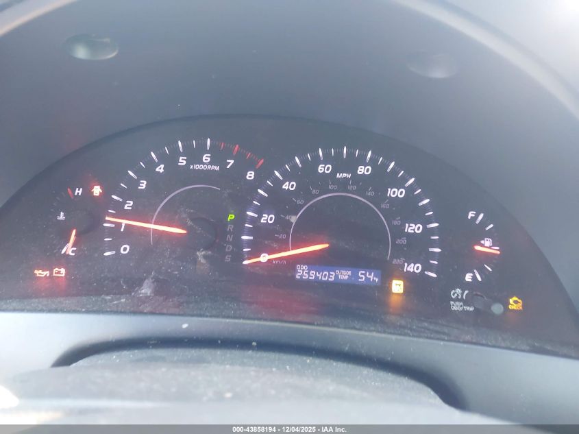 2010 Toyota Camry Le VIN: JTNBF3EK6A3000521 Lot: 43858194