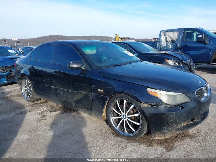 2006 BMW 530I VIN: WBANE735X6CM42523 Lot: 43858226