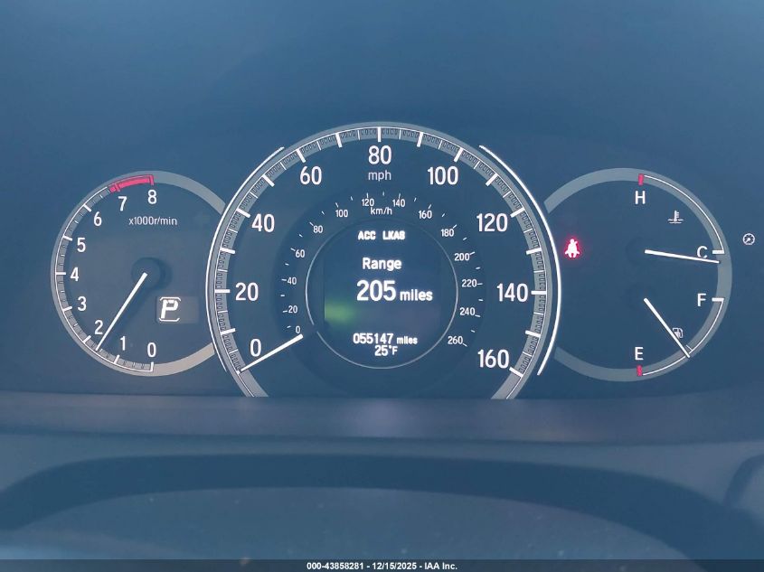 2016 Honda Accord Ex-L VIN: 1HGCR2F99GA175504 Lot: 43858281