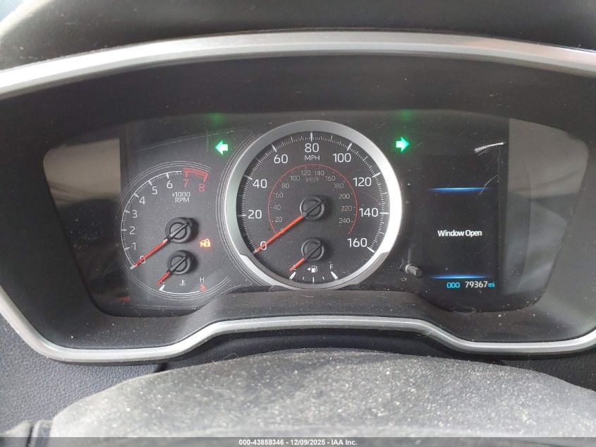 2019 Toyota Corolla Se VIN: JTNK4RBE5K3037827 Lot: 43858346