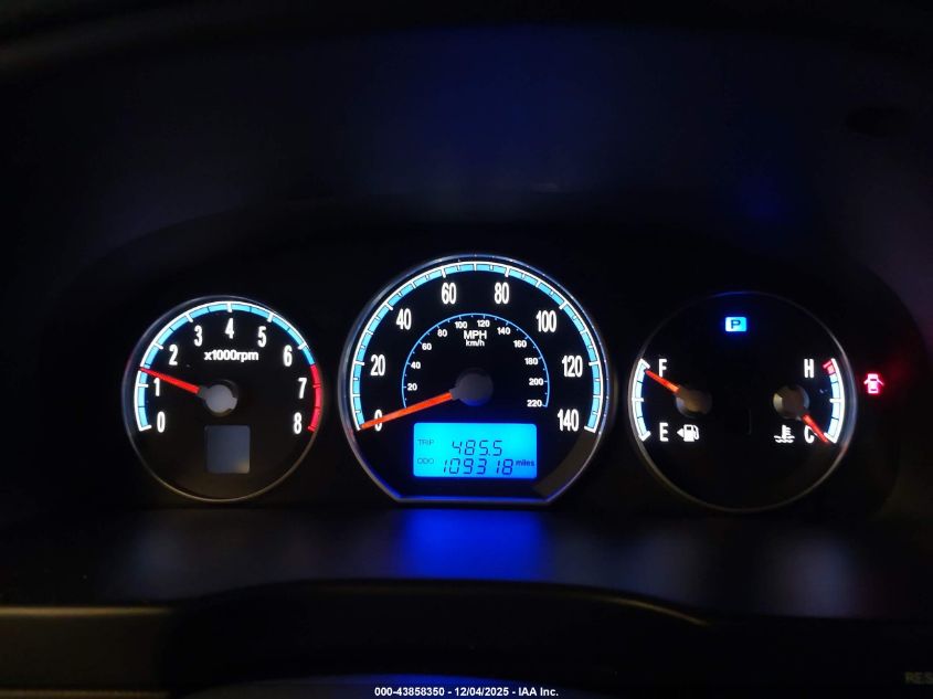 2007 Hyundai Santa Fe Gls VIN: 5NMSG73D87H010572 Lot: 43858350