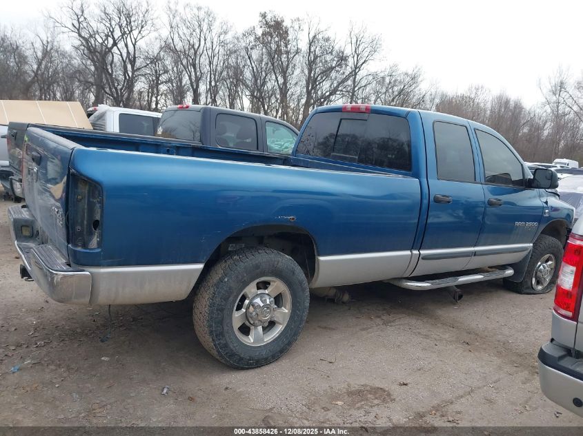 2006 Dodge Ram 2500 Slt/Sport VIN: 3D7KS28C16G292216 Lot: 43858426