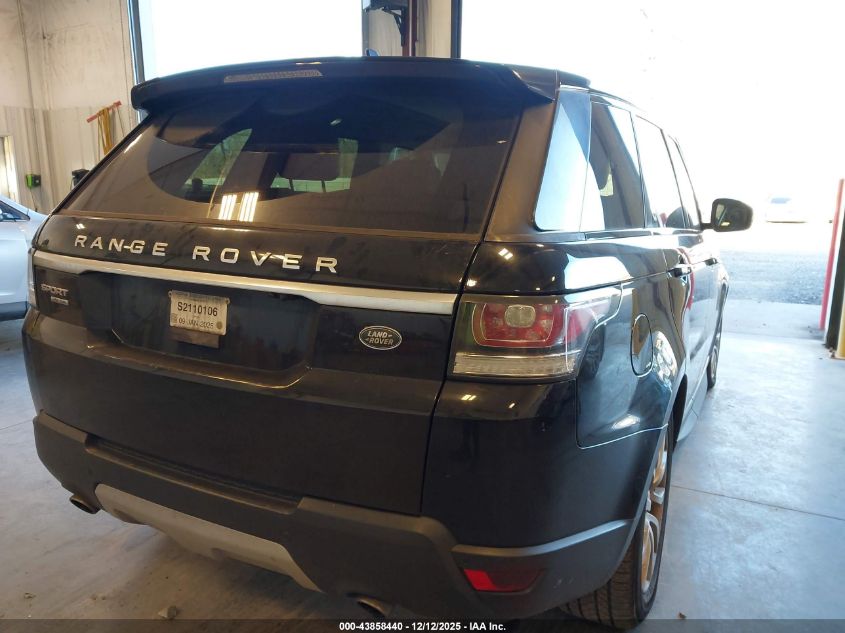 2016 Land Rover Range Rover Sport 3.0L V6 Turbocharged Diesel Hse Td6