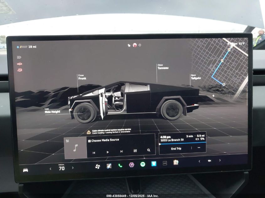 2024 Tesla Cybertruck All-Wheel Drive VIN: 7G2CEHED2RA043630 Lot: 43858449