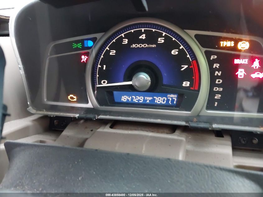 2009 Honda Civic Lx VIN: 19XFA16529E020934 Lot: 43858480