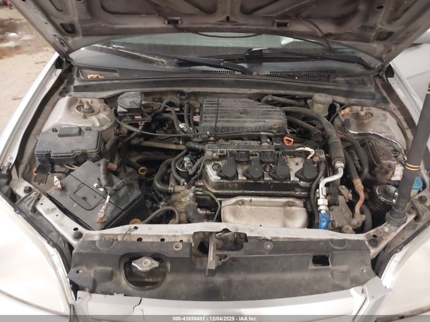 2003 Honda Civic Ex VIN: 1HGES26883L010319 Lot: 43858481