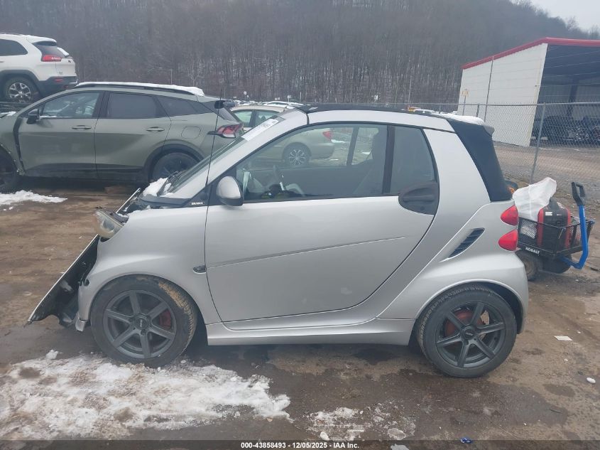 2009 Smart Fortwo Brabus/Passion VIN: WMEEK31X89K279151 Lot: 43858493