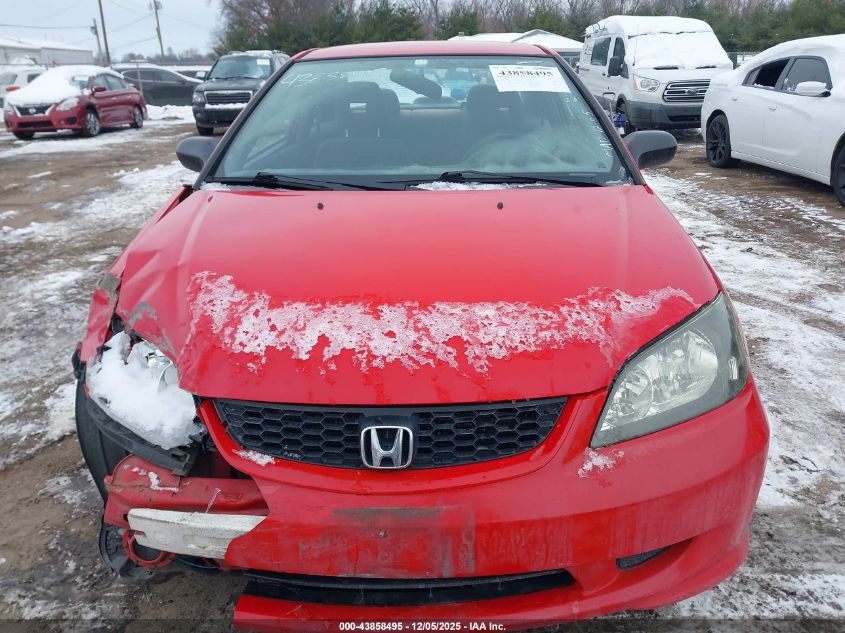 2005 Honda Civic Lx VIN: 1HGEM21505L079273 Lot: 43858495