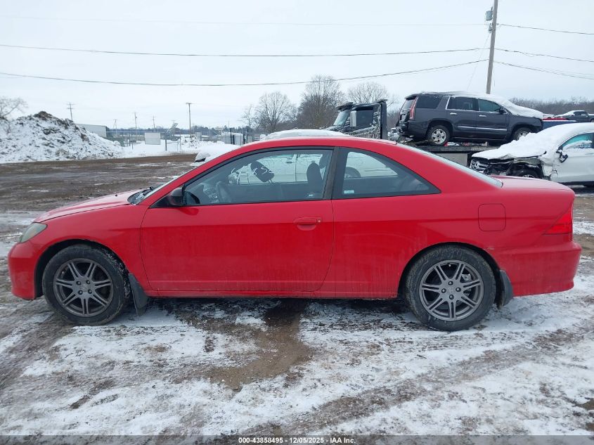 2005 Honda Civic Lx VIN: 1HGEM21505L079273 Lot: 43858495
