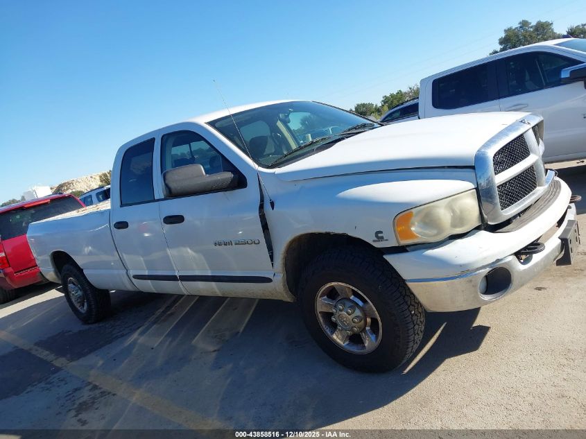 2005 Dodge Ram 2500 Slt/Laramie VIN: 3D7KR28C75G784436 Lot: 43858516