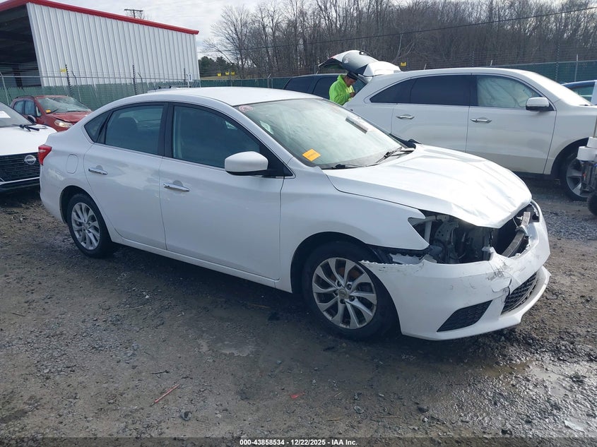 3N1AB7AP5KY323782 2019 Nissan Sentra Sv auction photo 1