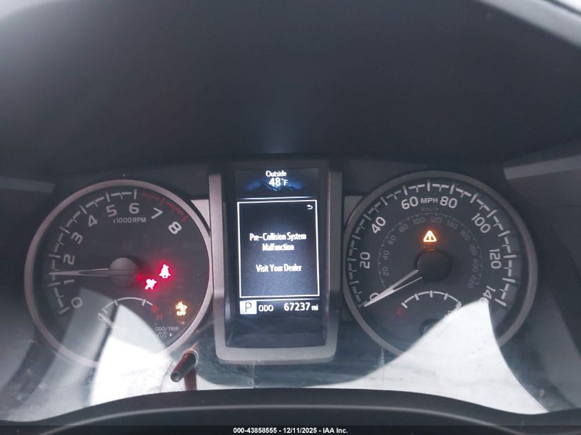 2020 Toyota Tacoma Trd Off-Road VIN: 3TMDZ5BNXLM096556 Lot: 43858555