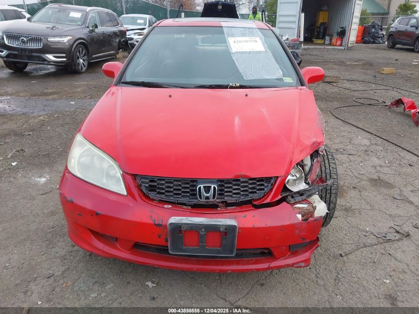 2005 Honda Civic Ex VIN: 1HGEM22965L011111 Lot: 43858558