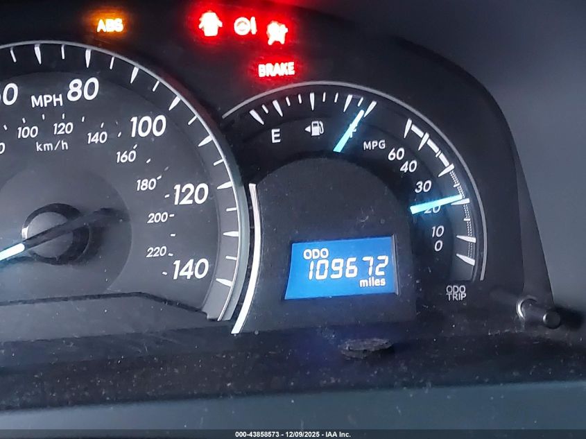 2013 Toyota Camry Le VIN: 4T4BF1FK2DR285788 Lot: 43858573