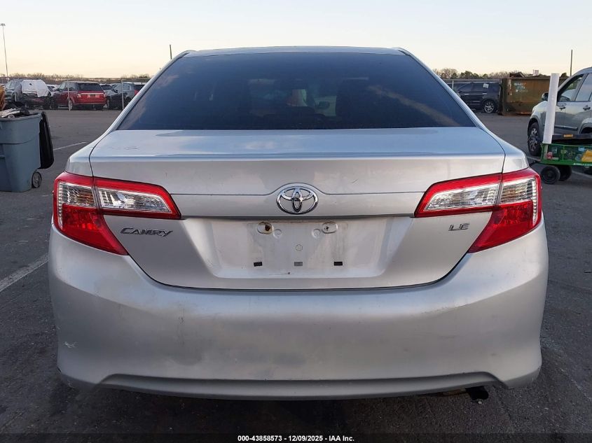 2013 Toyota Camry Le VIN: 4T4BF1FK2DR285788 Lot: 43858573