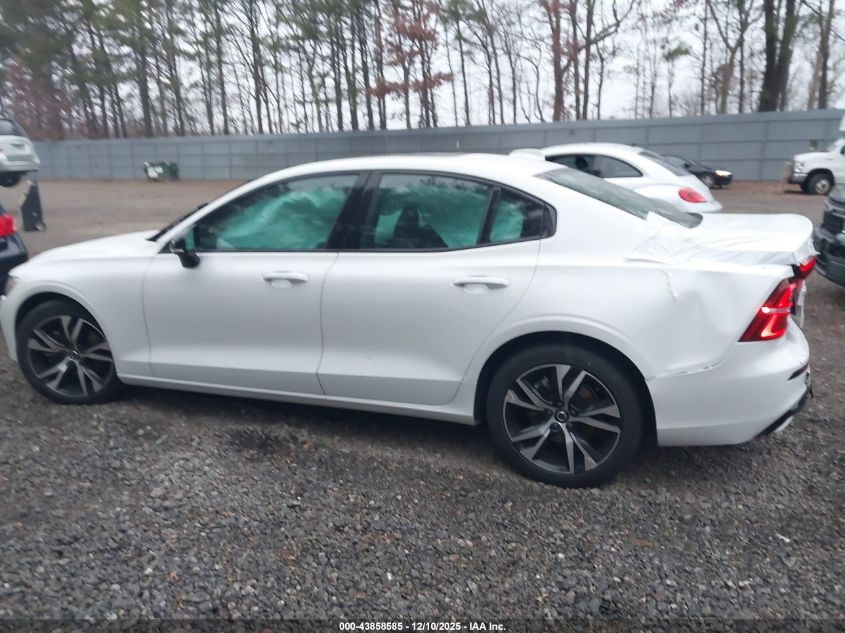 2024 Volvo S60 B5 Core Dark Theme VIN: 7JRL12FK6RG323909 Lot: 43858585