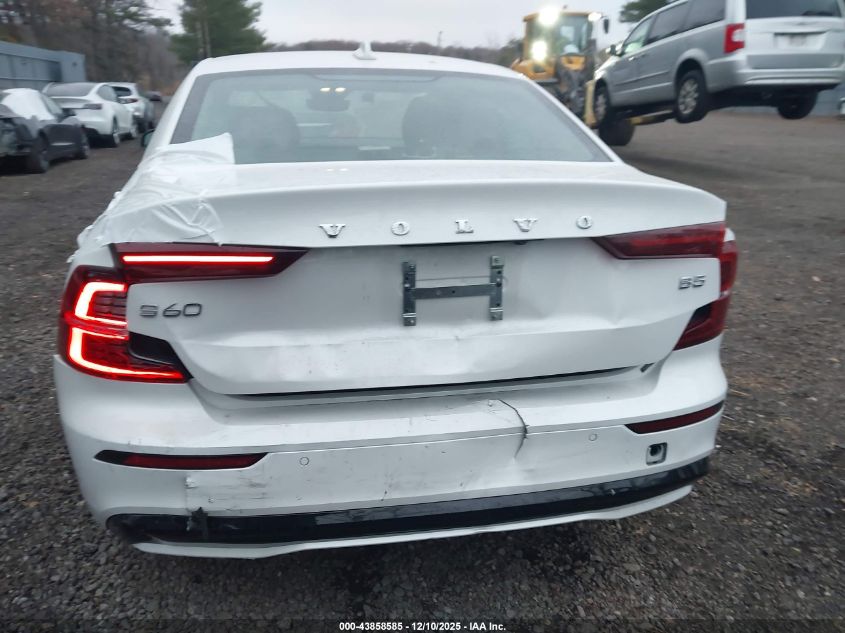 2024 Volvo S60 B5 Core Dark Theme VIN: 7JRL12FK6RG323909 Lot: 43858585