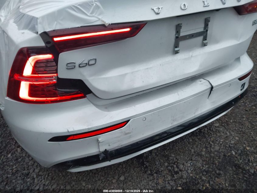 2024 Volvo S60 B5 Core Dark Theme VIN: 7JRL12FK6RG323909 Lot: 43858585