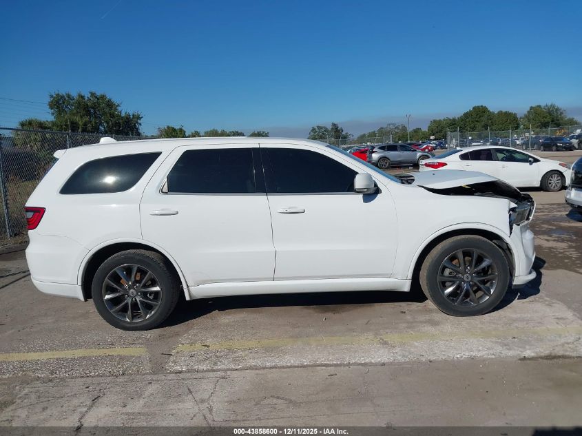 2017 Dodge Durango Gt Rwd VIN: 1C4RDHDG1HC917413 Lot: 43858600