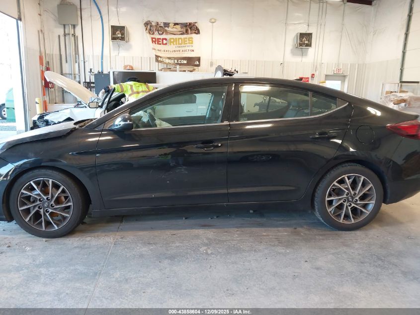 2020 Hyundai Elantra Limited VIN: 5NPD84LF9LH619656 Lot: 43858604
