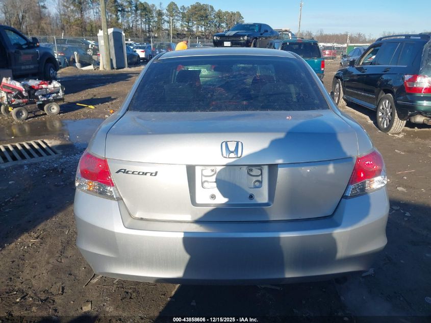 2009 Honda Accord 2.4 Lx VIN: JHMCP26389C008475 Lot: 43858606