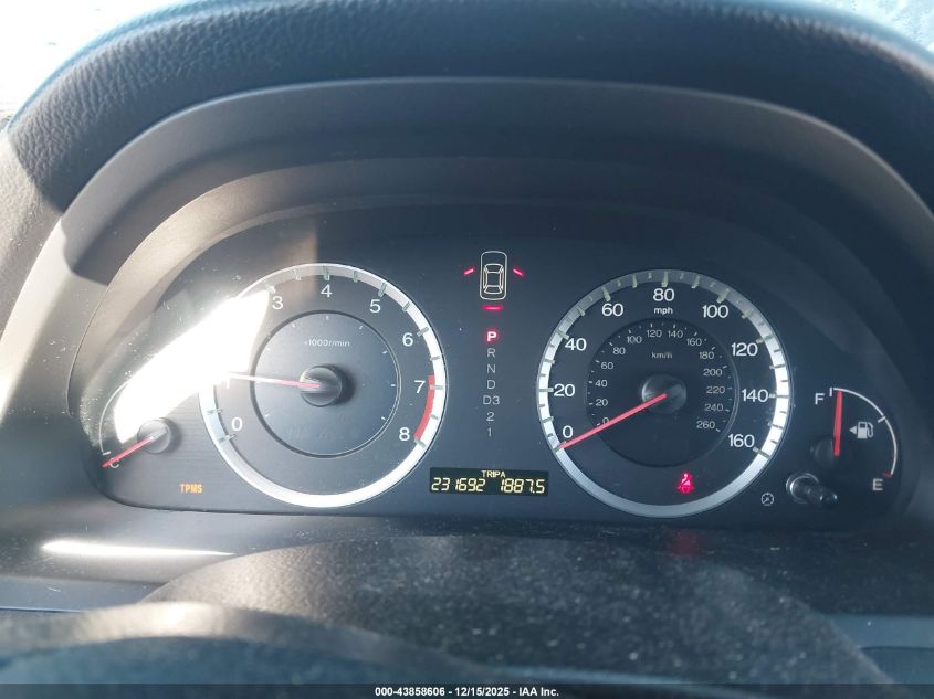 2009 Honda Accord 2.4 Lx VIN: JHMCP26389C008475 Lot: 43858606