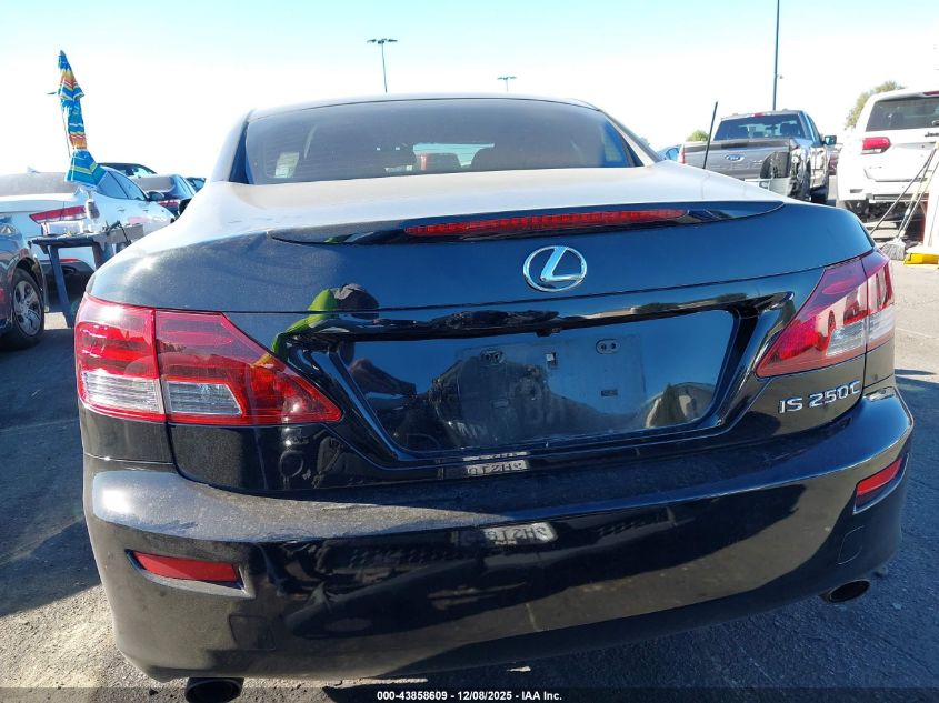 2012 Lexus Is 250C VIN: JTHFF2C20C2522541 Lot: 43858609