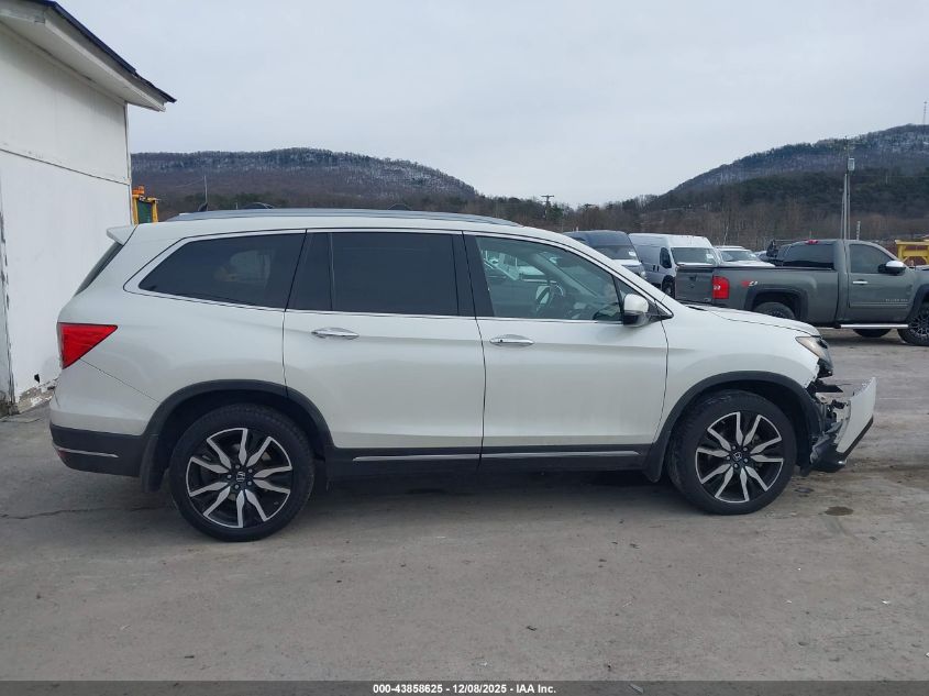 2019 Honda Pilot Elite VIN: 5FNYF6H00KB032346 Lot: 43858625