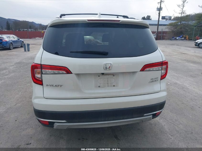 2019 Honda Pilot Elite VIN: 5FNYF6H00KB032346 Lot: 43858625