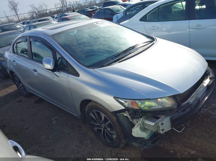 2013 Honda Civic Ex VIN: 19XFB2F89DE044945 Lot: 43858654