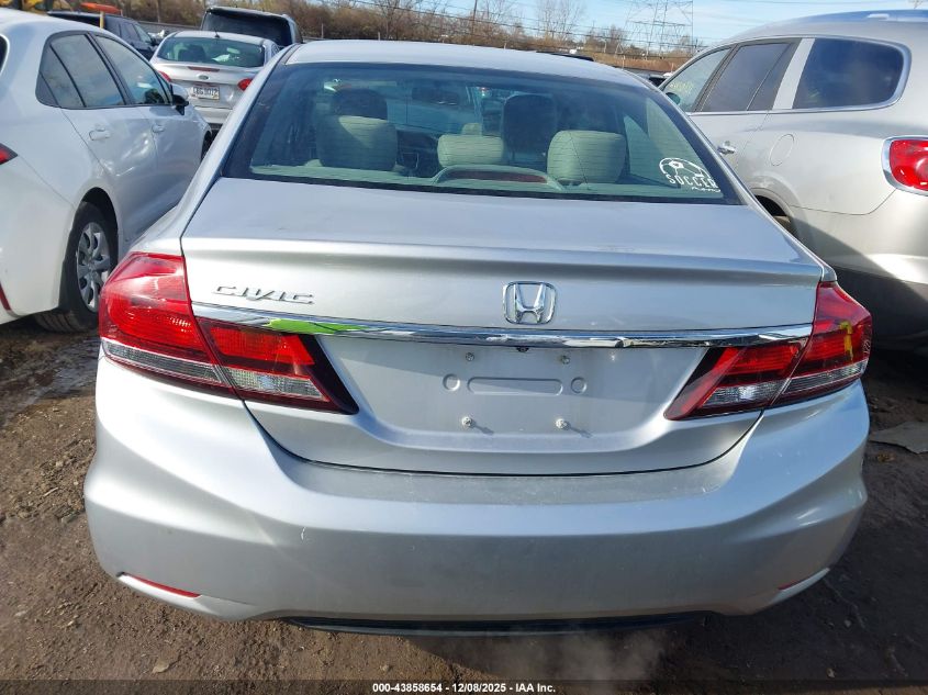 2013 Honda Civic Ex VIN: 19XFB2F89DE044945 Lot: 43858654