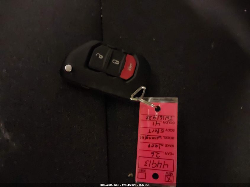 2026 Jeep Wrangler VIN: 1C4PJXDN5TW161438 Lot: 43858665