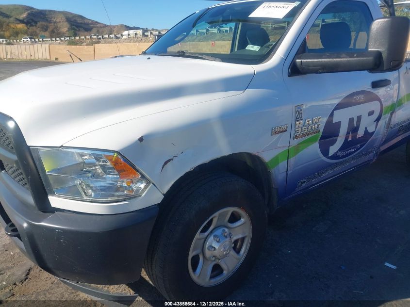 2017 Ram 3500 Tradesman 4X2 8' Box VIN: 3C63R2AJ2HG696719 Lot: 43858684