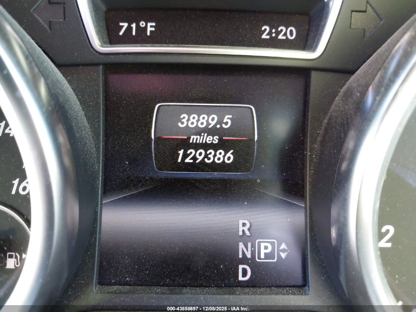 2015 Mercedes-Benz Ml 350 VIN: 4JGDA5JB3FA450879 Lot: 43858697