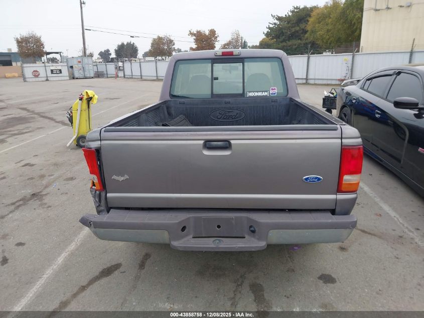 1997 Ford Ranger Splash/Xlt VIN: 1FTCR14X7VPA50344 Lot: 43858758