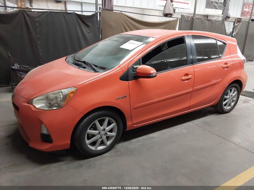 2014 Toyota Prius C Three VIN: JTDKDTB32E1059915 Lot: 43858775