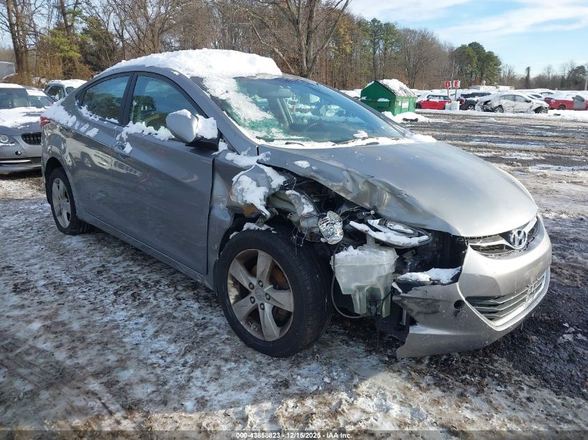 2013 Hyundai Elantra Gls VIN: KMHDH4AE1DU891910 Lot: 43858823