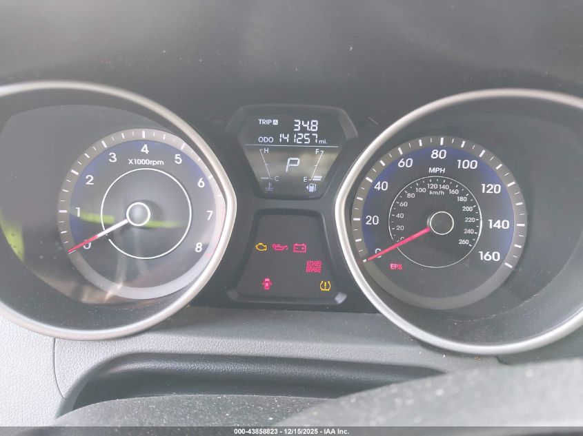 2013 Hyundai Elantra Gls VIN: KMHDH4AE1DU891910 Lot: 43858823