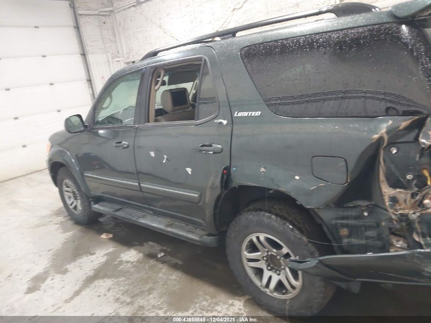 2007 Toyota Sequoia Limited V8 VIN: 5TDBT48A67S286612 Lot: 43858849