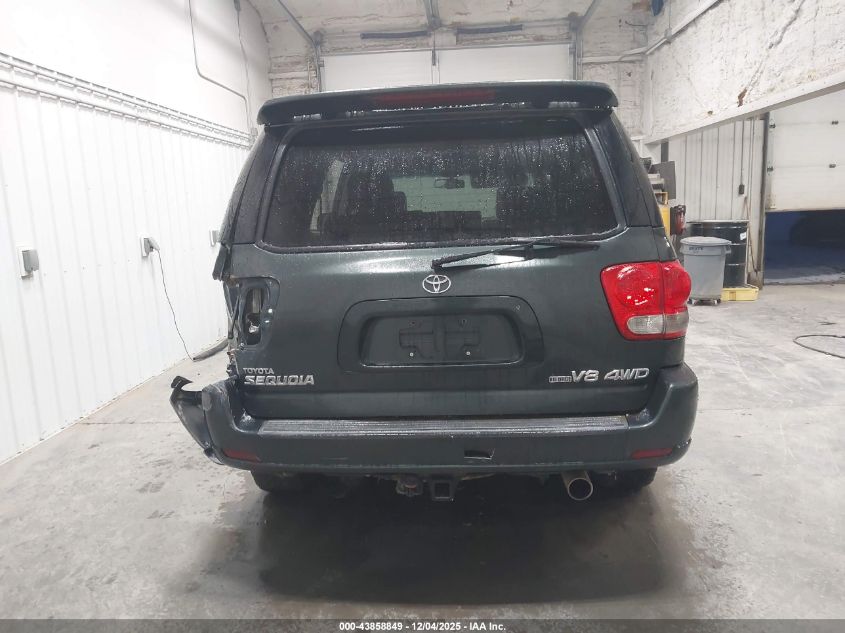 2007 Toyota Sequoia Limited V8 VIN: 5TDBT48A67S286612 Lot: 43858849