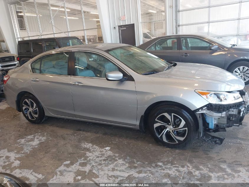 2017 Honda Accord Lx VIN: 1HGCR2F36HA115337 Lot: 43858851