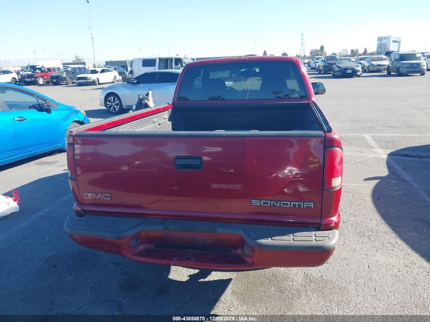 2001 GMC Sonoma Sls VIN: 1GTCS19W118202921 Lot: 43858870