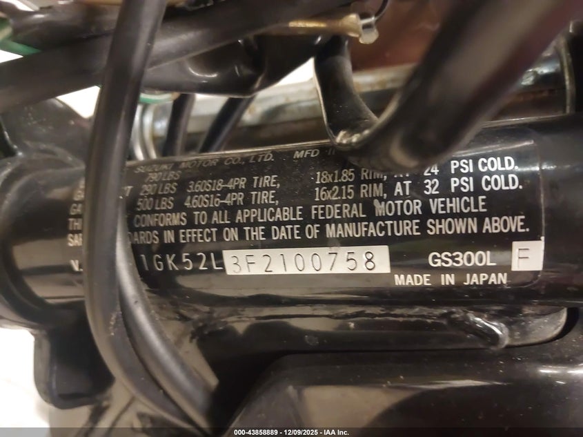 JS1GK52L3F2100758 1985 SUZUKI  photo no. 10