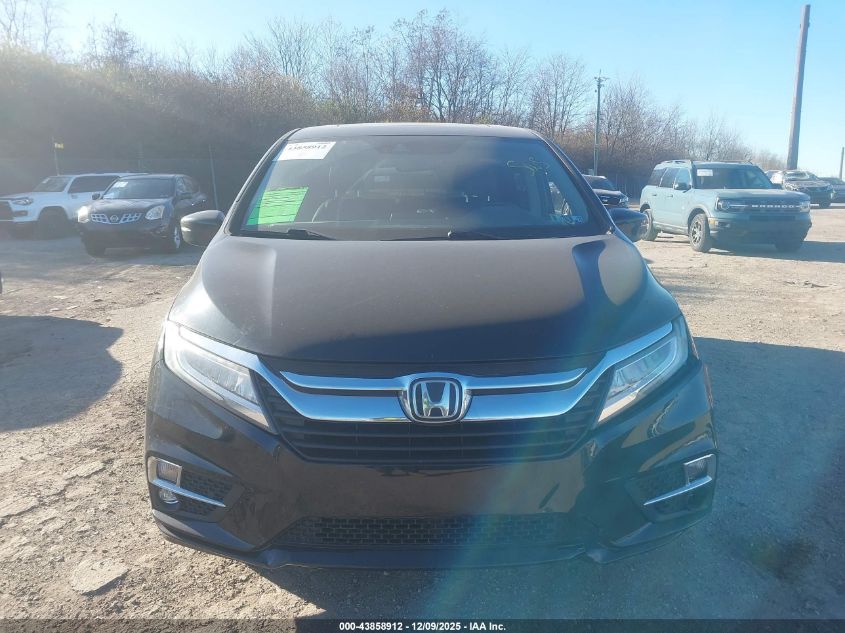 2018 Honda Odyssey Touring VIN: 5FNRL6H83JB012402 Lot: 43858912